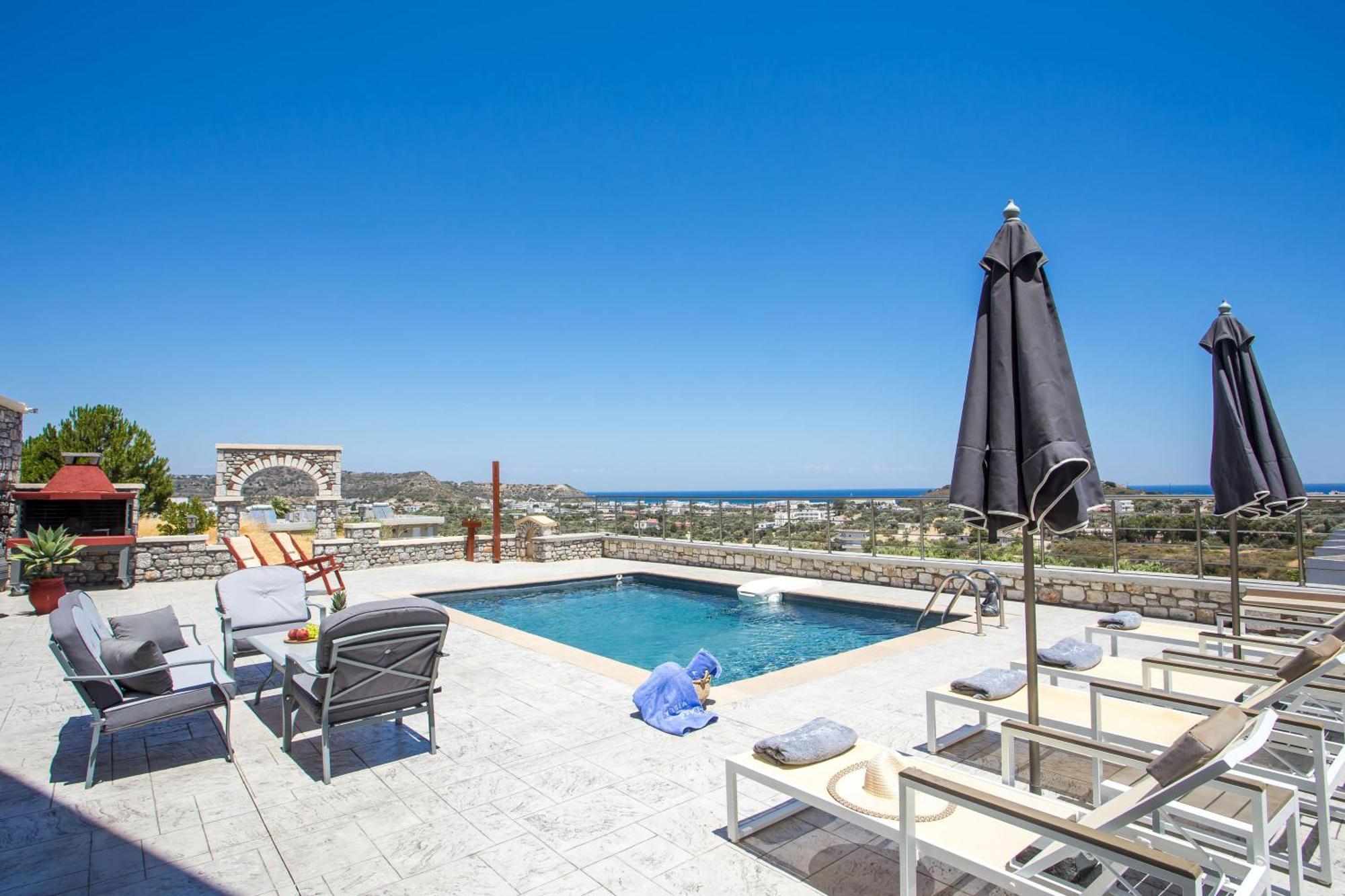 Des & Coo Luxury Villa With Private Pool Фаліракі Екстер'єр фото